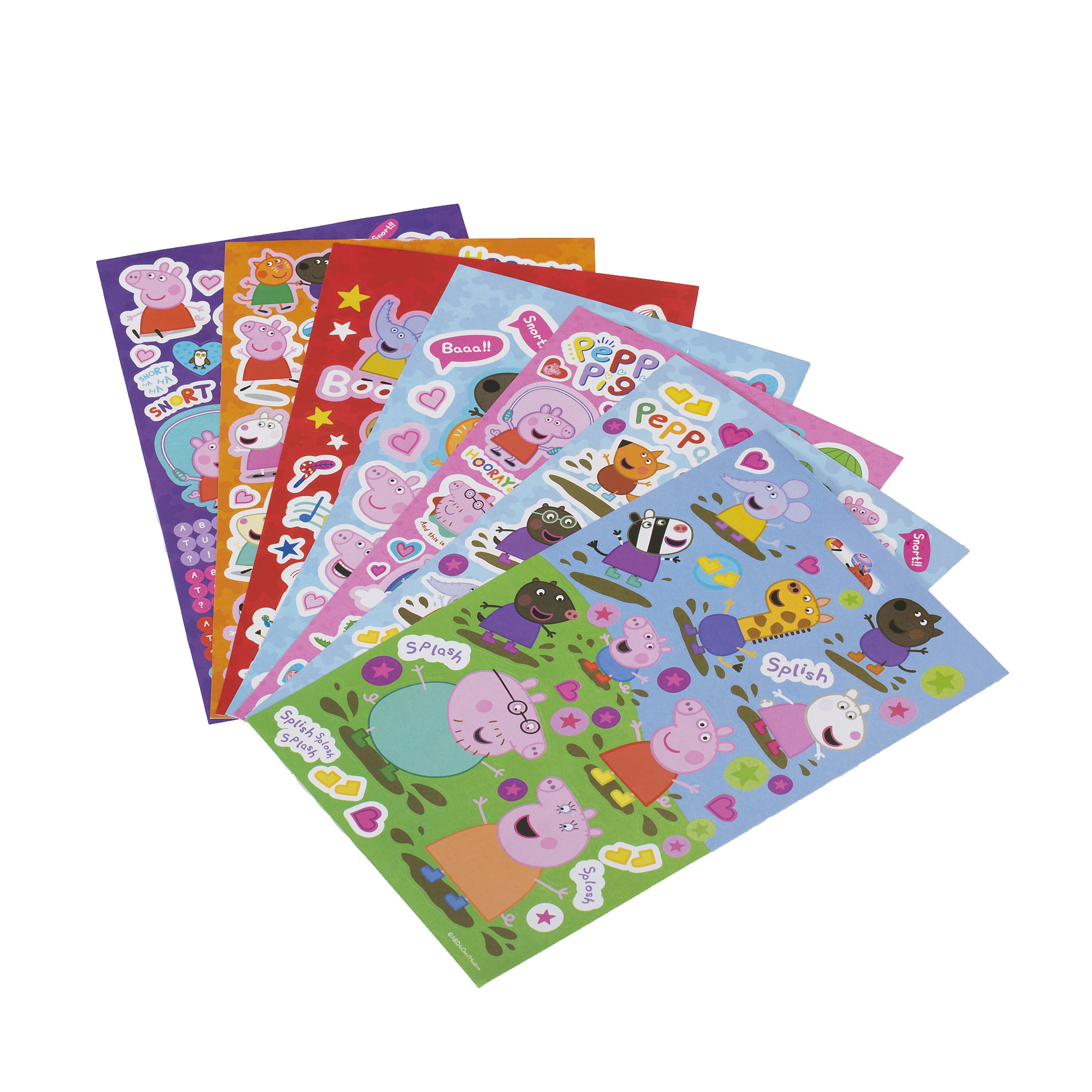 Licensed Stickers (7 sheets and 500 stickers) FD Industries